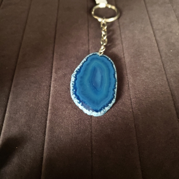 Agate Slice Key Chains - Picture 8 of 11